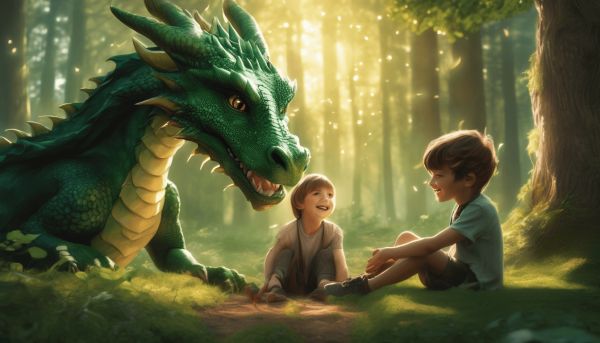 Elliott le dragon : un conte d’amitié entre une créature magique et un enfant